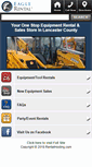 Mobile Screenshot of eaglerentalcenter.com